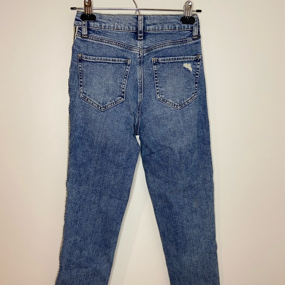 Dynamite cropped flared jeans with side detailing - Picture 5 of 5